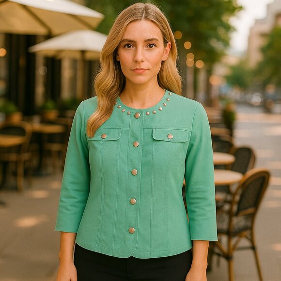 Heart Of Palm Dress Jacket 6 - Picture 1 of 6